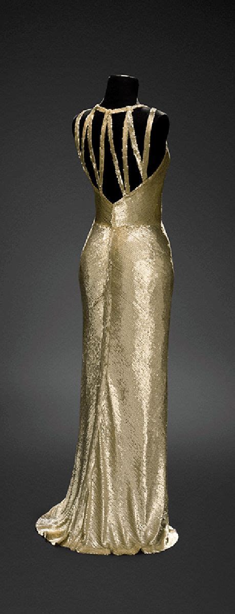 chanel gold dress 1931 gloria swanson|chanel in hollywood.